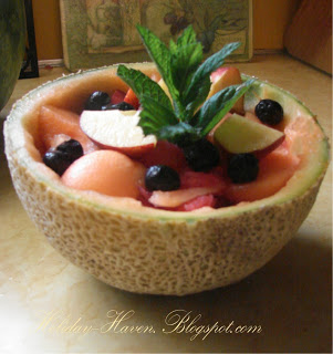 cantaloup fruit salad